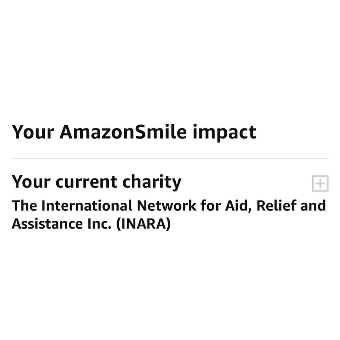 トーマス・サドスキーさんのインスタグラム写真 - (トーマス・サドスキーInstagram)「@inaraorg IS ON AmazonSmile! Please add us as your charity! Every little bit helps us hugely.  If you use the Amazon app for iPhone, here’s a quick solution. •open safari and go to the AmazonSmile homepage. •log in and select “keep me logged in”. •choose INARA as your charity by selecting your name, scrolling down almost to the bottom of the Account Settings list, selecting the tab that says “change your charity” and searching for INARA (International Network for Aid, Relief and Assistance) and selecting it. •now, select the icon at the bottom of your safari browser that has the box and upward arrow. • scroll to the right until you see a box with a + icon that says “add to home screen”. •hit that button and an icon will be added to your home screen with the rest of your apps. •Title it AmazonSmile and move it to the same folder as your Amazon app and select that icon whenever you want to buy something on Amazon. I repeat; USE THAT LINK INSTEAD OF YOUR AMAZON APP. In fact, you can just delete your Amazon app at this point. Shop only through Smile and support INARA!!」9月3日 12時53分 - thomas_sadoski