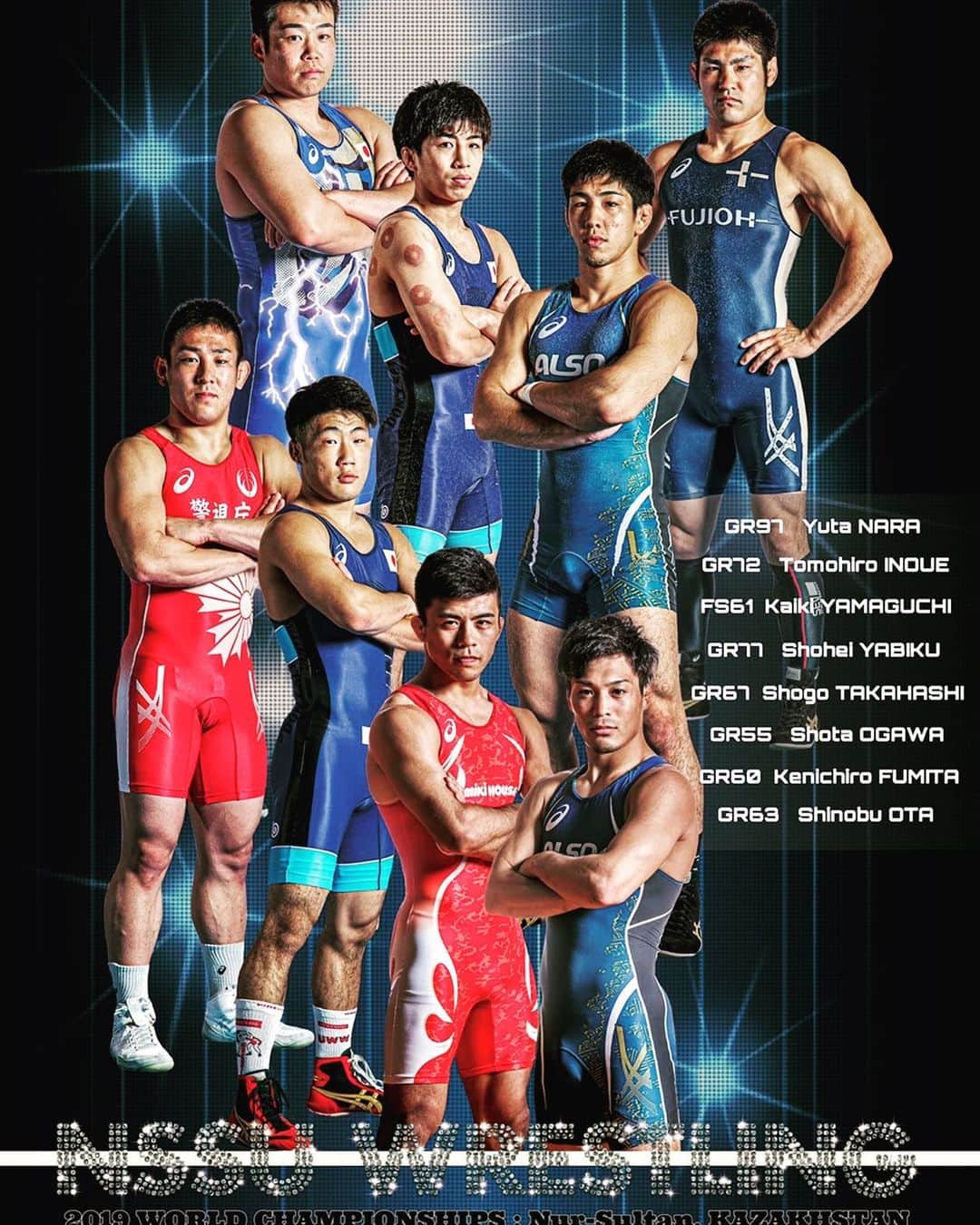 太田忍さんのインスタグラム写真 - (太田忍Instagram)「team NSSU poster. World championship 2019」9月3日 13時25分 - shinobu63no_1