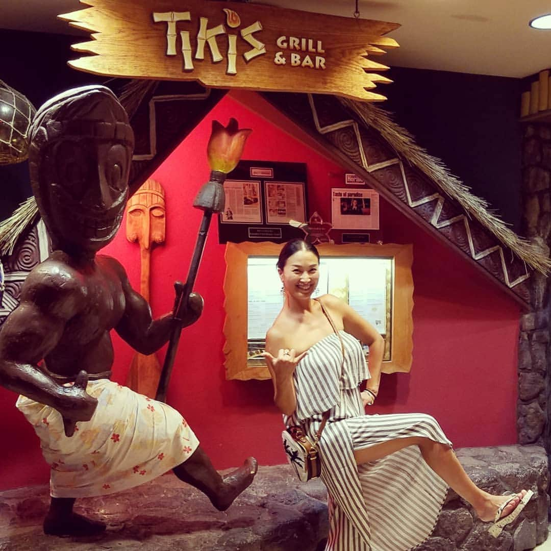 小錦千絵（TAUPOU）さんのインスタグラム写真 - (小錦千絵（TAUPOU）Instagram)「Tiki's@tikisgrill 楽しかった🎵  #tikis #ティキーズ  #piko  #ライブ」9月3日 5時21分 - taupou52