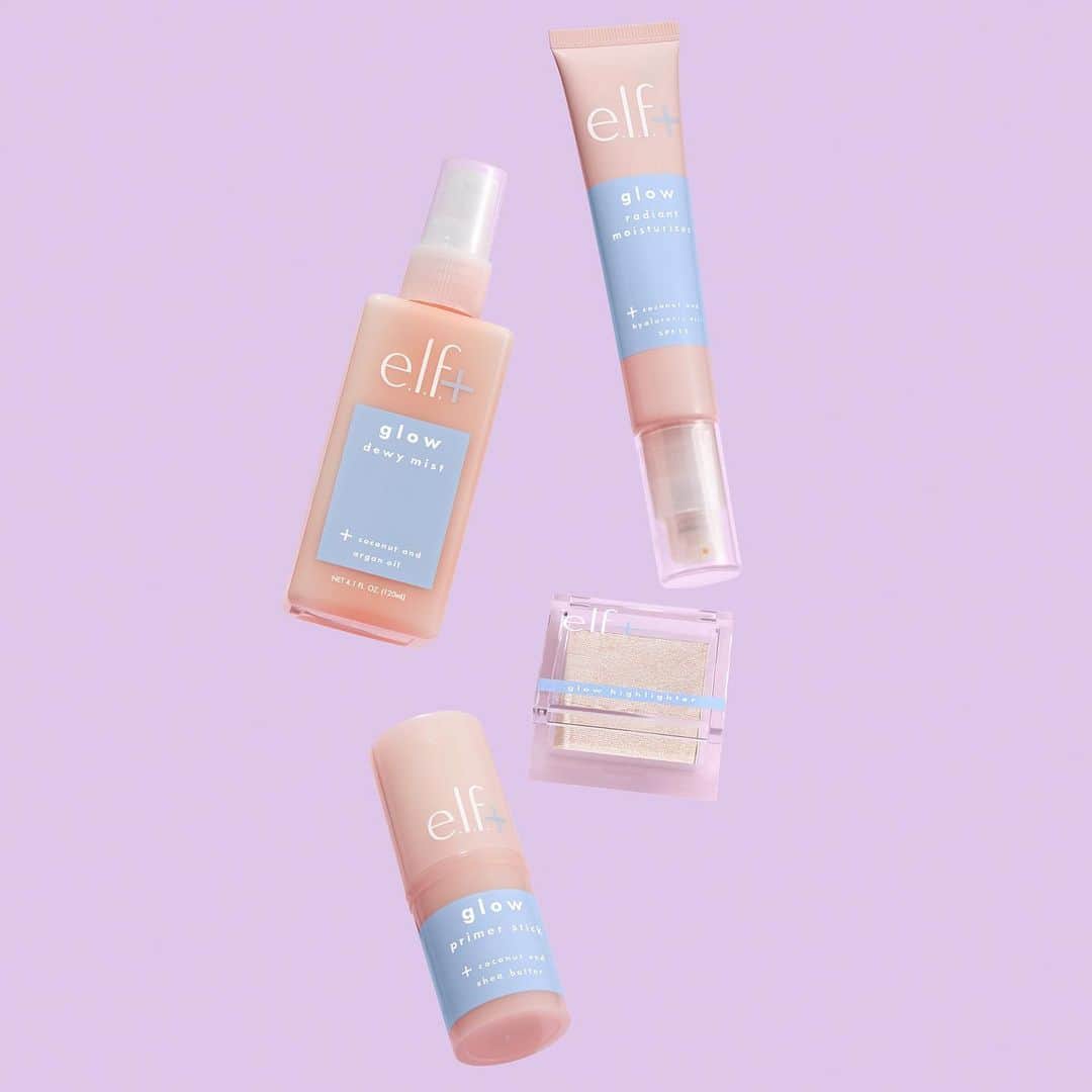 e.l.f.さんのインスタグラム写真 - (e.l.f.Instagram)「Get your glow on with the elf+ Glow Collection! 💖This set will get you that dewy glow with hydrating ingredients like Hyaluronic Acid, Coconut, Argan Oil, and Shea Butter. Available exclusively at @walmart and elfcosmetics.com ✨ #elfingamazing #elfcosmetics #crueltyfree #vegan #glowymakeup」9月3日 5時28分 - elfcosmetics