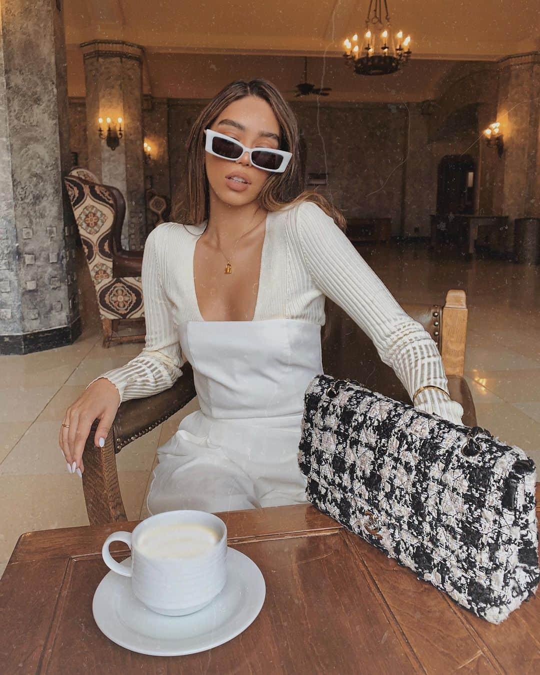 JANICE JOOSTEMAさんのインスタグラム写真 - (JANICE JOOSTEMAInstagram)「I love you a latte ☕️ @revolve @itsnbd #revolvearoundtheworld @mymymy」9月3日 6時33分 - janicejoostemaa