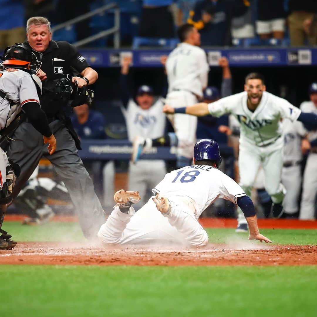 タンパベイ・レイズさんのインスタグラム写真 - (タンパベイ・レイズInstagram)「“We don’t get paid for overtime.”」9月3日 7時10分 - raysbaseball