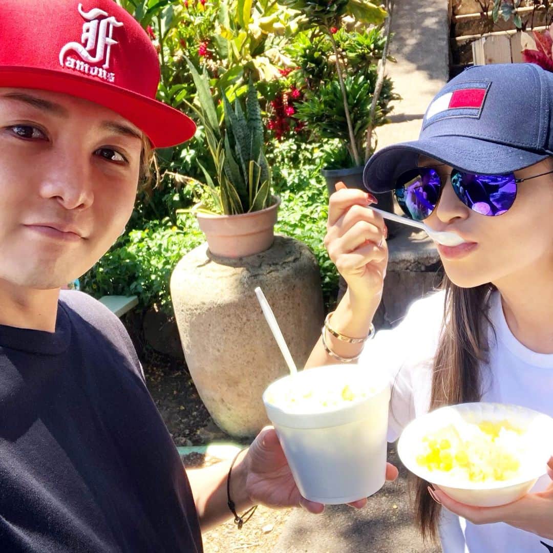 ミッチーのインスタグラム：「うっま〜！！！写真撮るよ〜いえーい﻿ みたいなテンションで﻿ ﻿ 写真撮ってたら、﻿ ﻿ w/ @a.you﻿ #夏の思い出 #2019 ﻿」