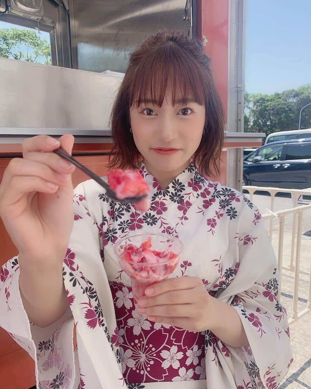 斉藤真木子さんのインスタグラム写真 - (斉藤真木子Instagram)「夏の終わりのご褒美でも #あーーーん」9月3日 23時02分 - saitomakiko628