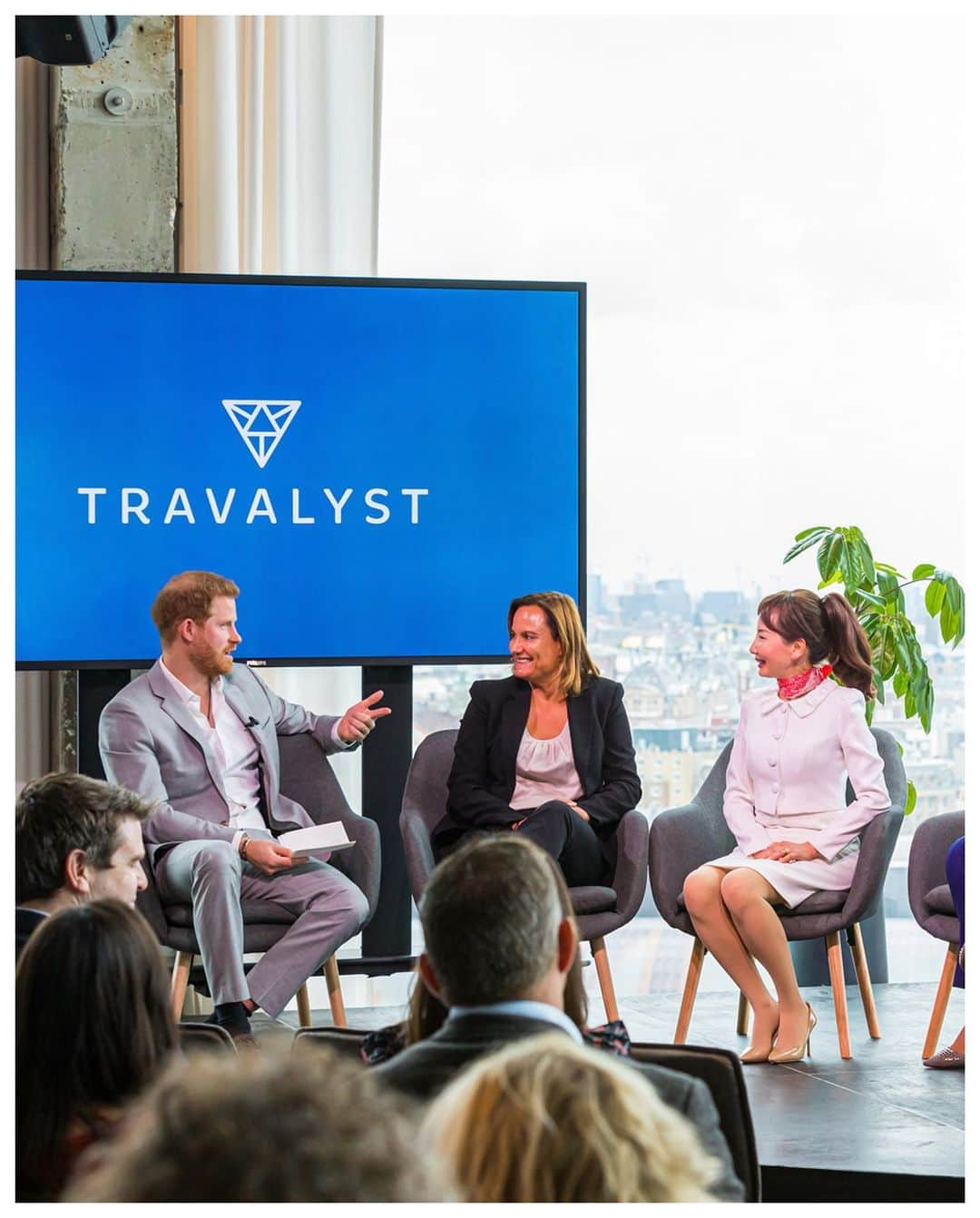 英ヘンリー王子夫妻さんのインスタグラム写真 - (英ヘンリー王子夫妻Instagram)「Today, during the launch event of the new global initiative ‘Travalyst’, The Duke of Sussex shared his remarks on the exciting new initiative from Amsterdam.  #Travalyst, an initiative led by The Duke and founded by Booking.com, Ctrip, Skyscanner, TripAdvisor and Visa, sees a pressing need for increased collaboration to make sustainability a priority across our entire travel experience - and we believe that collective, collaborative action will be critical to achieve this.  The travel and tourism sector is constantly growing and contributes a significant impact to the world we live in today. The Duke sees it as one of the worlds biggest problems but believes this partnership can make it one its greatest solutions: • - 1.8 Billion trips will be made annually by 2030, and since 2000, the number of trips taken around the world has more than doubled - 71% of global travellers think travel companies should offer more sustainable options - $8.8 Trillion was generated to the global economy from travel and tourism last year - 57% of all international trips by 2030 will include emerging market destinations  We plan to work closely with local communities and providers, leveraging technology to help scale sustainable supply to meet the growing mass-market demand from consumers - ultimately, making sustainable travel options of all kinds easier for consumers to identify, book and enjoy.  Click our link in bio to read The Duke of Sussex full speech from today  Photo ©️ SussexRoyal」9月3日 23時24分 - sussexroyal