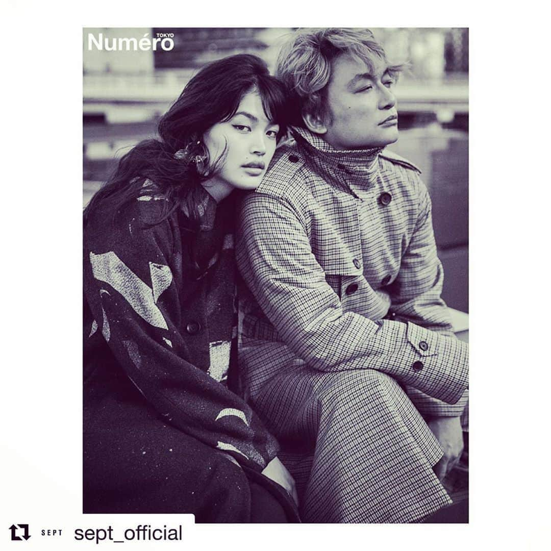 祐真朋樹さんのインスタグラム写真 - (祐真朋樹Instagram)「#Repost @sept_official with @get_repost ・・・ Numéro TOKYO 10月号 vol.130 just the two of us - 彼と彼女。そして、香取慎吾と - Hair Stylist TAKESHI for Rina Fukushi @takeshikatoh ・ ・ model_ @katorishingo_official / @rinao127 photography_ @jackwaterlotstudio styling_ @stsukezane make-up_ @yusukesaeki for Rina Fukushi photo editor_ @_makisaito_ edit&text_ @hisakoyamazaki magazine_ @numerotokyo #numerotokyo #numero #NumeroTOKYO10月号 #numerotokyo130 #fashion #香取慎吾 さん #福士リナ さん#jantje_ontembaar @jantje_ontembaar #ヤンチェオンテンバール #tokyo #hairstylist #takeshi #sept」9月3日 15時53分 - stsukezane