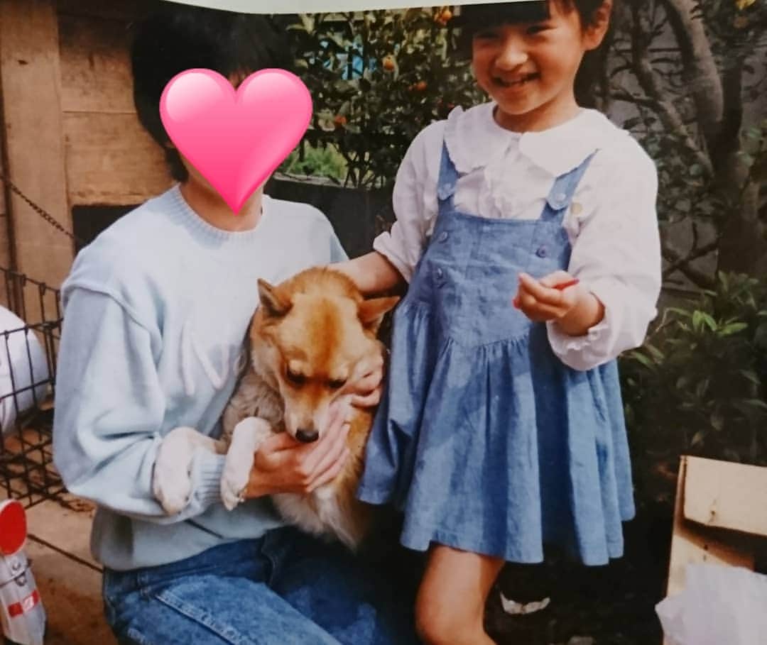 安田さちさんのインスタグラム写真 - (安田さちInstagram)「実家で発見した、9歳の私。  今の長女と同じ年齢です😃  背が小さくて、確か背の順は前から2番目くらいだったなぁ。  #9歳の時の私 #想い出写真 #愛犬じろう #祖父手作りの犬小屋」9月3日 16時16分 - sachi.yasuda31