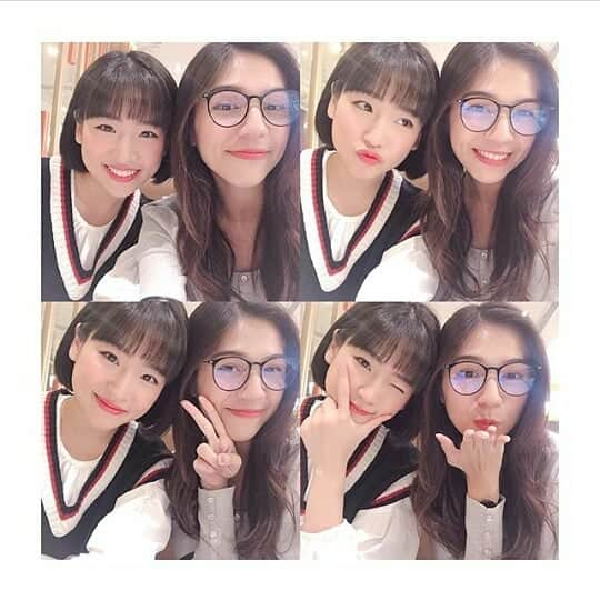 仲川遥香のインスタグラム：「Tebak mana yg kakak dan mana yang adek ? #jkt48haruka #nakagawaharuka #harukanakagawa #jkt48 #gabriellamargarethwarouw #jkt48gaby #gabyjkt48 #harukajkt48」