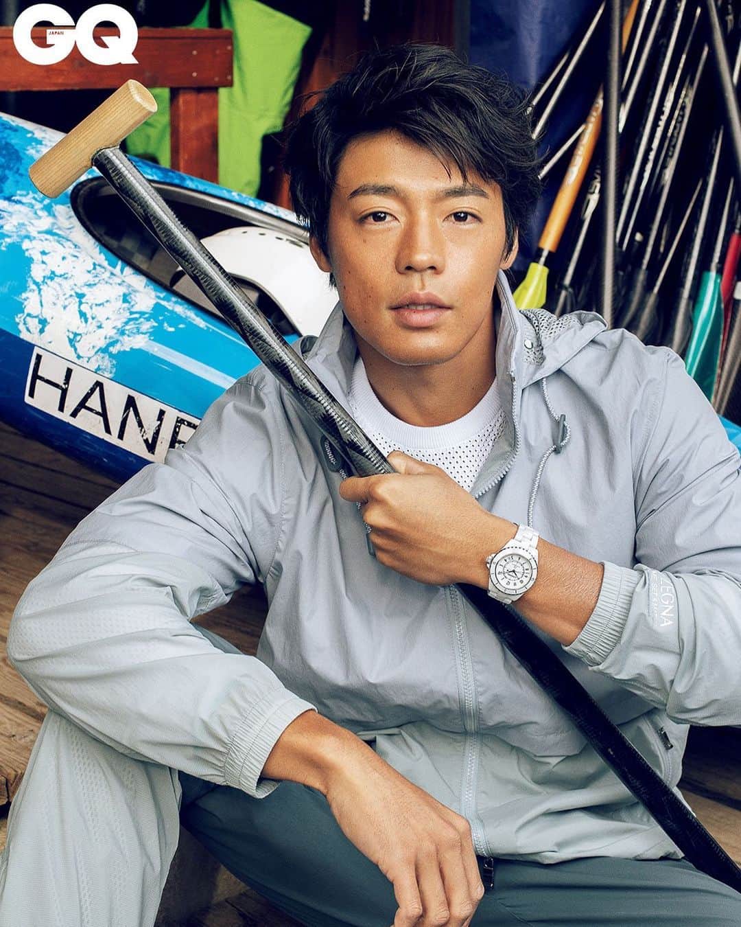 のインスタグラム：「8/24発売 GQ JAPAN10月号 #CHANEL #J12」