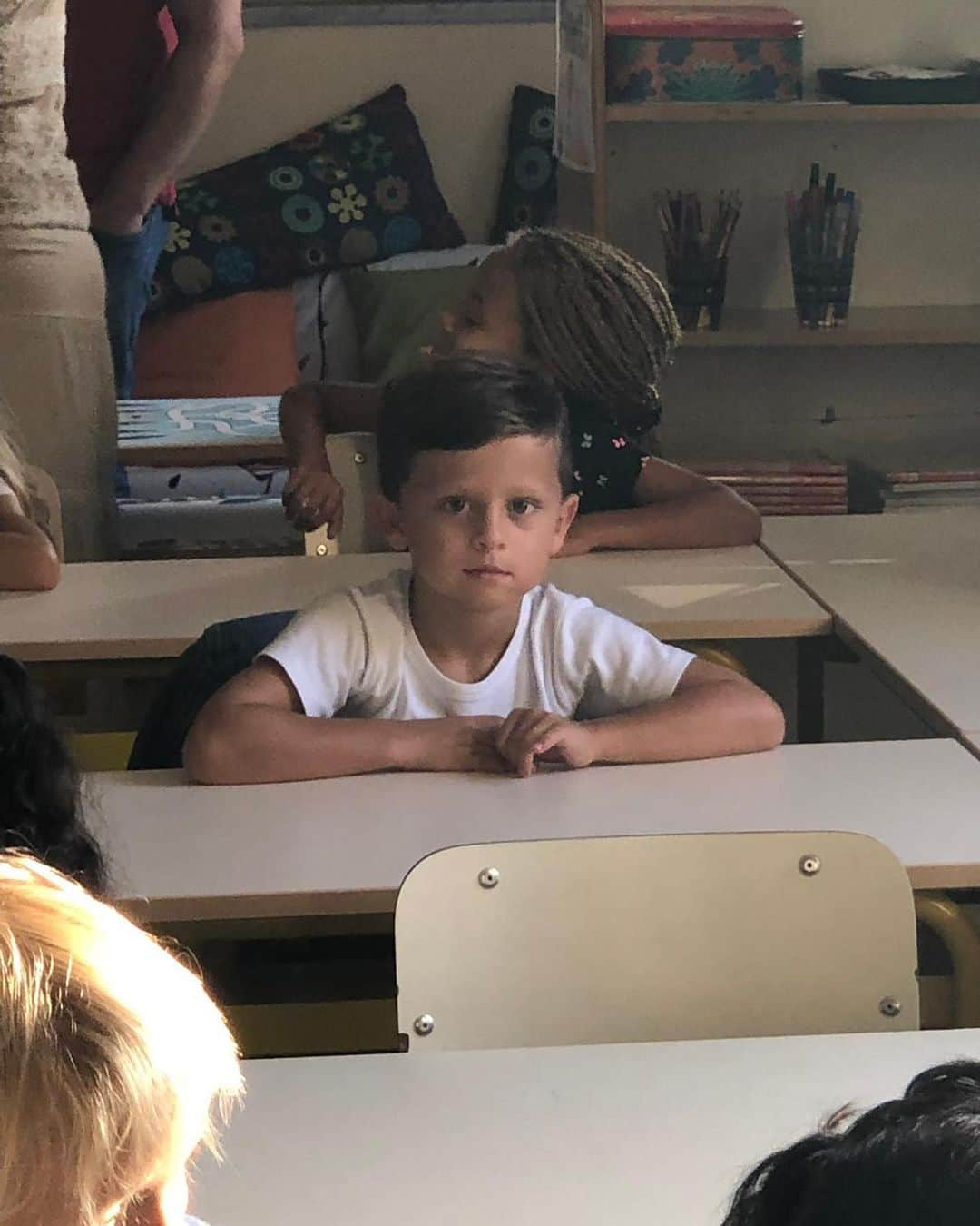 ミラレム・ピアニッチさんのインスタグラム写真 - (ミラレム・ピアニッチInstagram)「First day of school 😍❤️」9月3日 19時40分 - miralem_pjanic