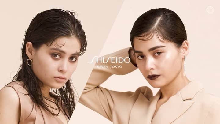 エイミーのインスタグラム：「SHISEIDO 2019AW Synchroskin self-refreshing collection GENDERLESS MOOD ストーリーからフルバージョンも見てね✌️」