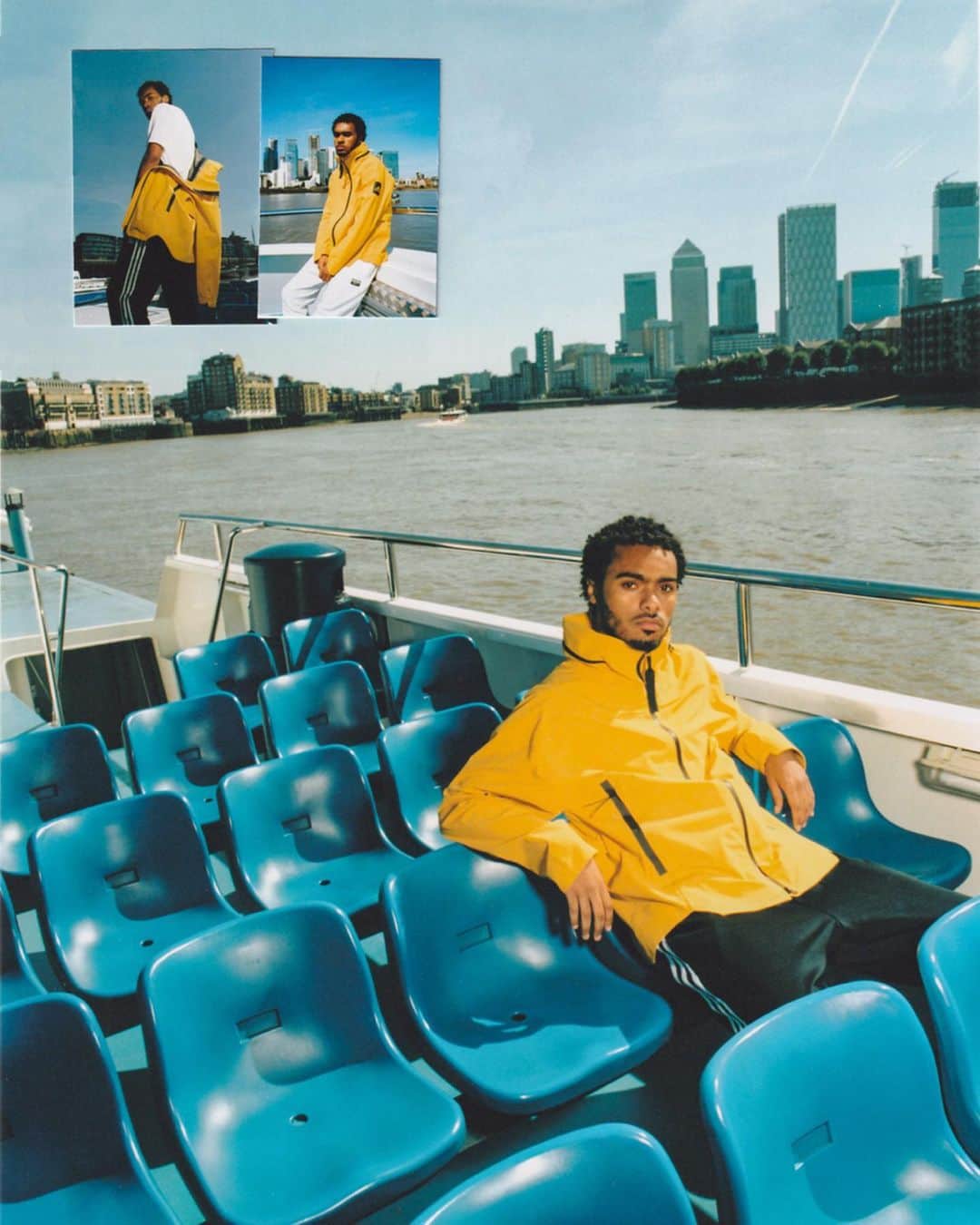 adidas UKさんのインスタグラム写真 - (adidas UKInstagram)「Jesse James Solomon grew up in South East London surrounded by jazz & soul.⁣ 📷 Captured here by @finn_constantine on the river Thames, taking a journey through the city that shaped his sound.⁣ Wearing: The new adidas #MYSHELTER jacket - technical outerwear for the city.」9月3日 20時03分 - adidaslondon