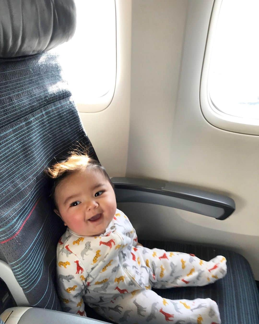 AIR CANADAさんのインスタグラム写真 - (AIR CANADAInstagram)「Baby (Ollie) on board! Almost #readyfortakeoff ✈️😄 (📸: @heybabyollie) . . Bébé (Ollie) à bord! Presque #PrêtsPourLeDécollage ✈️😄 (📸: @heybabyollie)」9月3日 21時57分 - aircanada