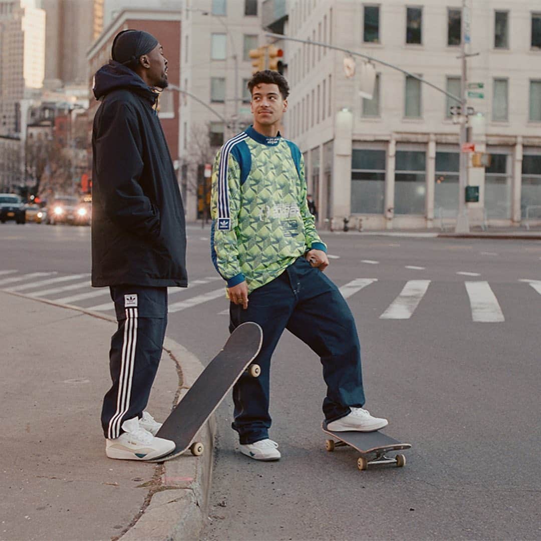adidas Skateboardingのインスタグラム：「Back to bold /// The Liberty Cup apparel collection draws from vintage ‘90s court and skate heritage. Now available in skate shops and online at adidas.com/skateboarding • #adidasSkateboarding #LibertyCup」