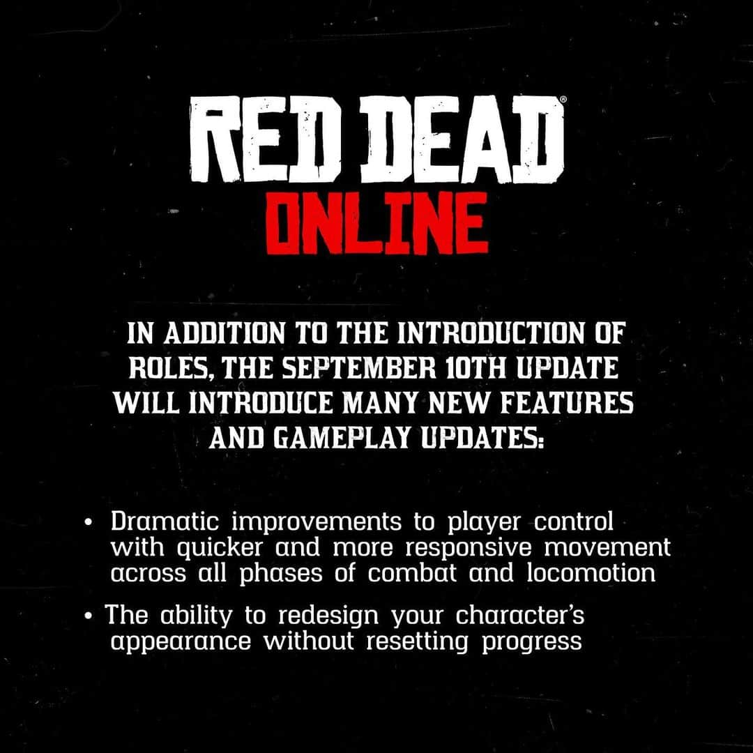 ロックスター・ゲームズさんのインスタグラム写真 - (ロックスター・ゲームズInstagram)「In addition to the first three Roles being added to #RedDeadOnline, next week’s big update will introduce a vast assortment of new features and gameplay updates.  Visit the Rockstar Newswire for lots more info (link in bio)」9月4日 7時37分 - rockstargames