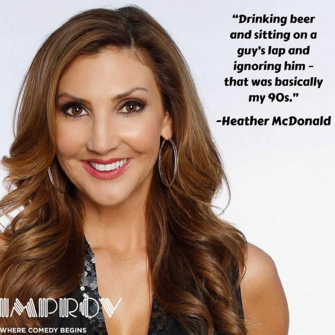 ヘザー・マクドナルドのインスタグラム：「See you in Tempe next weekend! 🌵 Posted @withrepost • @tempeimprov Next weekend! Heather McDonald's got the scoop, Sept. 13th & 14th! Get TIX: https://www.tempeimprov.com/events/31117」