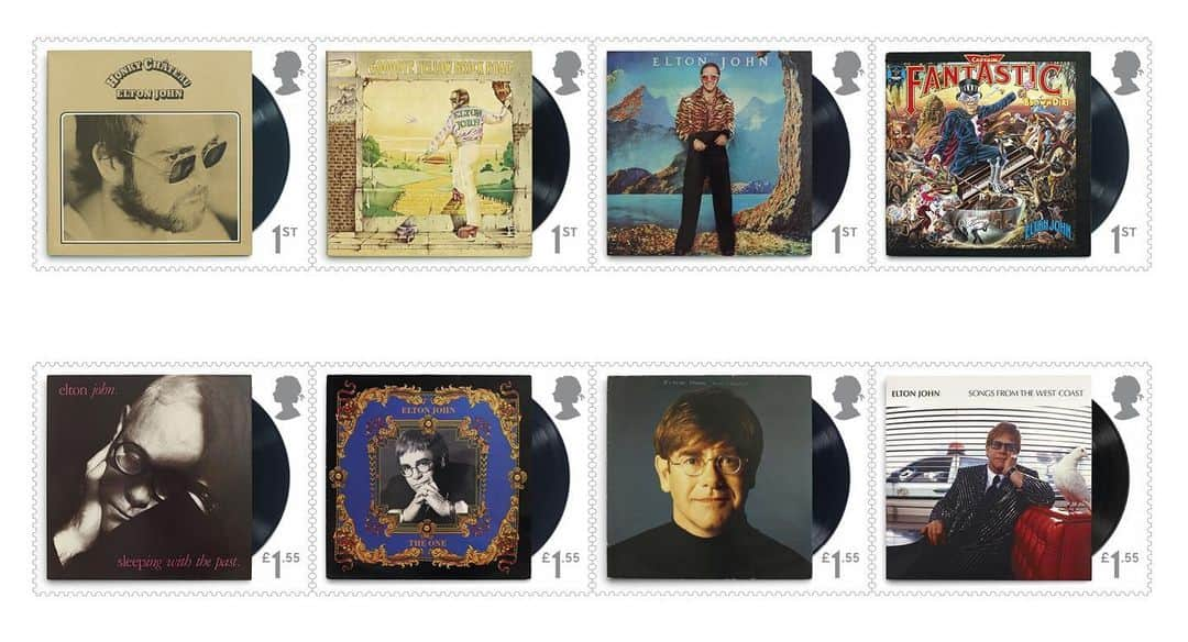 エルトン・ジョンさんのインスタグラム写真 - (エルトン・ジョンInstagram)「I am so very proud to announce the @royalmailofficial Special #Stamps to celebrate my career in music. Eight albums are featured on these amazing stamps, plus more that capture memorable shows from across the years. See the full collection at ➡️ bit.ly/ELTONRoyalMail」9月3日 23時55分 - eltonjohn