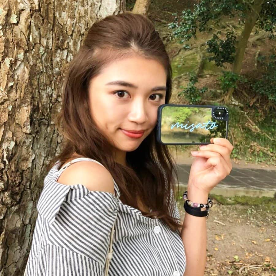のインスタグラム：「. . 自然感じたょ🌲 私のリフレッシュ法の１つ🙂 . iPhoneケースお気に入りだょ💫 @casetify_jp . . #nature #refresh #casetify #自然 #野球 #野球女子 #fitness #fitnessgirl #run #running #outdoor」