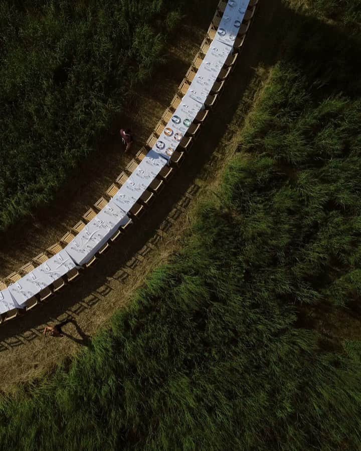 Paul Octaviousのインスタグラム：「I ate at this dinner a couple weeks ago under a giant windmill and still think about it. Thank you for the invite @methodhome / @gothamgreens, love the factory and you’re building on the south side.」