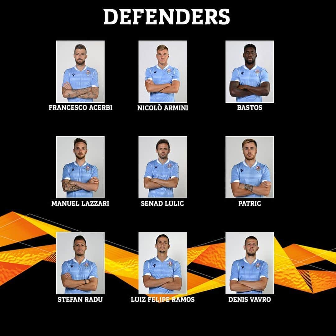 SSラツィオさんのインスタグラム写真 - (SSラツィオInstagram)「📝 Introducing our 2019/20 @europaleague squad list!  #CMonEagles 🦅」9月4日 0時47分 - official_sslazio