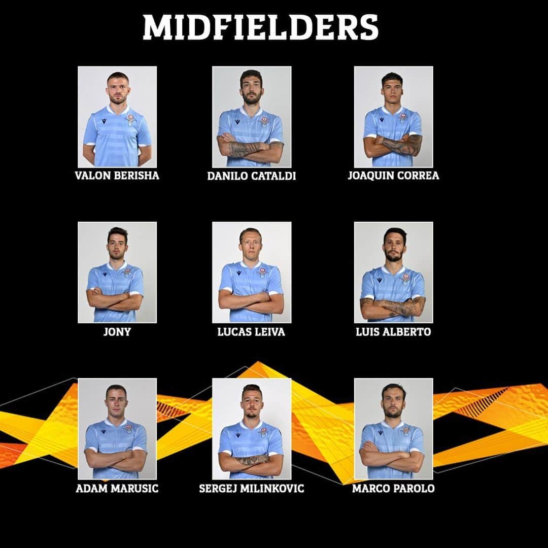 SSラツィオさんのインスタグラム写真 - (SSラツィオInstagram)「📝 Introducing our 2019/20 @europaleague squad list!  #CMonEagles 🦅」9月4日 0時47分 - official_sslazio