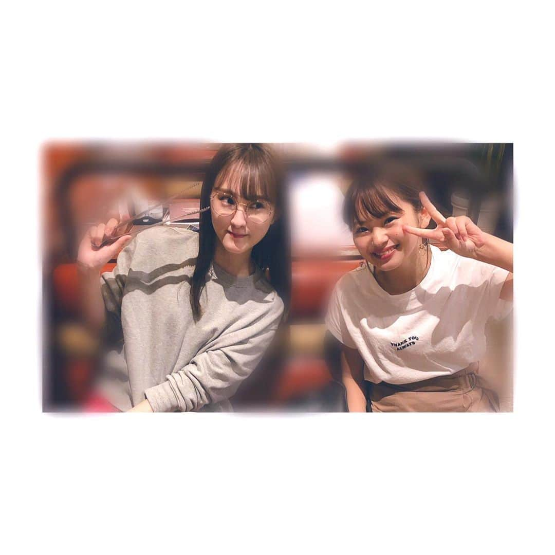 筒井莉子のインスタグラム：「‪先日植木さんとご飯に行ってきました！！‬ . ‪貴重な時間をありがとうございました¨̮♡‬ . ‪可愛すぎてずっとみてた。。笑‬  #植木南央 さん」