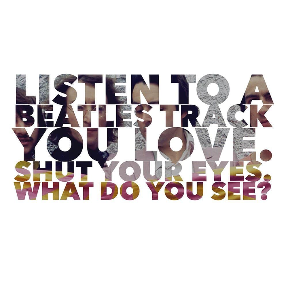 The Beatlesさんのインスタグラム写真 - (The BeatlesInstagram)「Listen to a Beatles track you love. Shut your eyes. What do you see?」9月4日 2時00分 - thebeatles