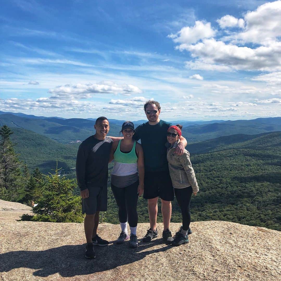 マリッサ・キャステリのインスタグラム：「Adventures in the White mountains ⛰ . . . . . . *#whitemountains #waterfall #indianheadtrail #mountains #indianhead #newhampshire #waterfalls」