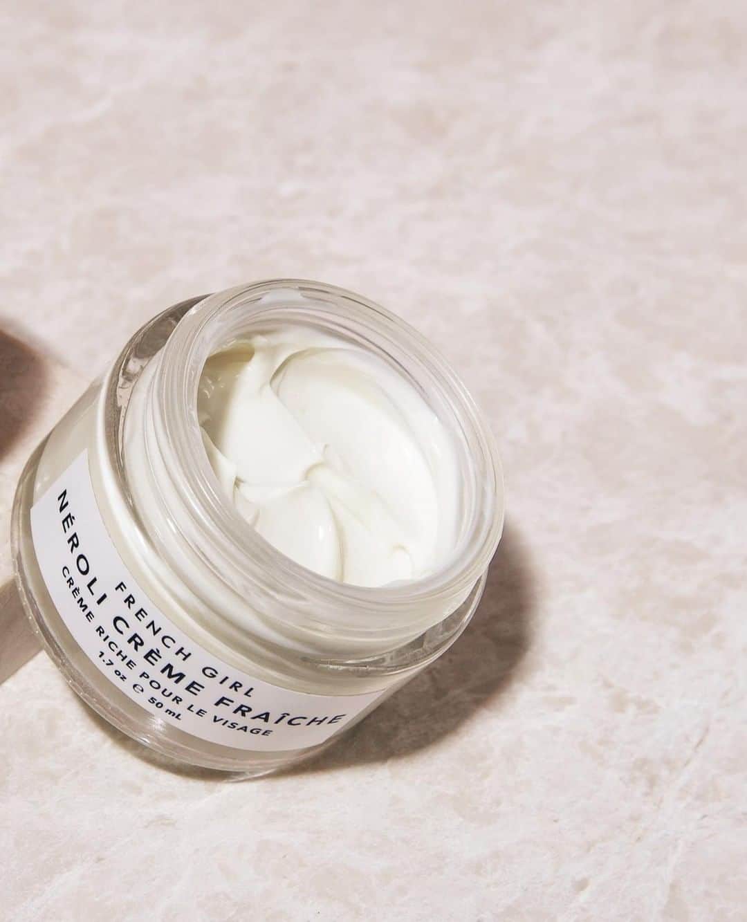 のインスタグラム：「Just a dollop will do.⁠ .⁠ .⁠ .⁠ #texturetuesday #facecream #soinvisage #skintelligence #soindesoi #summerbeauty #glowlikeafrenchgirl⁠ #ethicalbrand #artisanbeauty #ecobeauty #frenchgirlbeauty #cleanbeautyrevolution #beautyobsessed  #crueltyfree #veganskincare #beautyobsessed #ethicalbrand #ecoluxe #sustainableluxury #frenchgirlorganics」