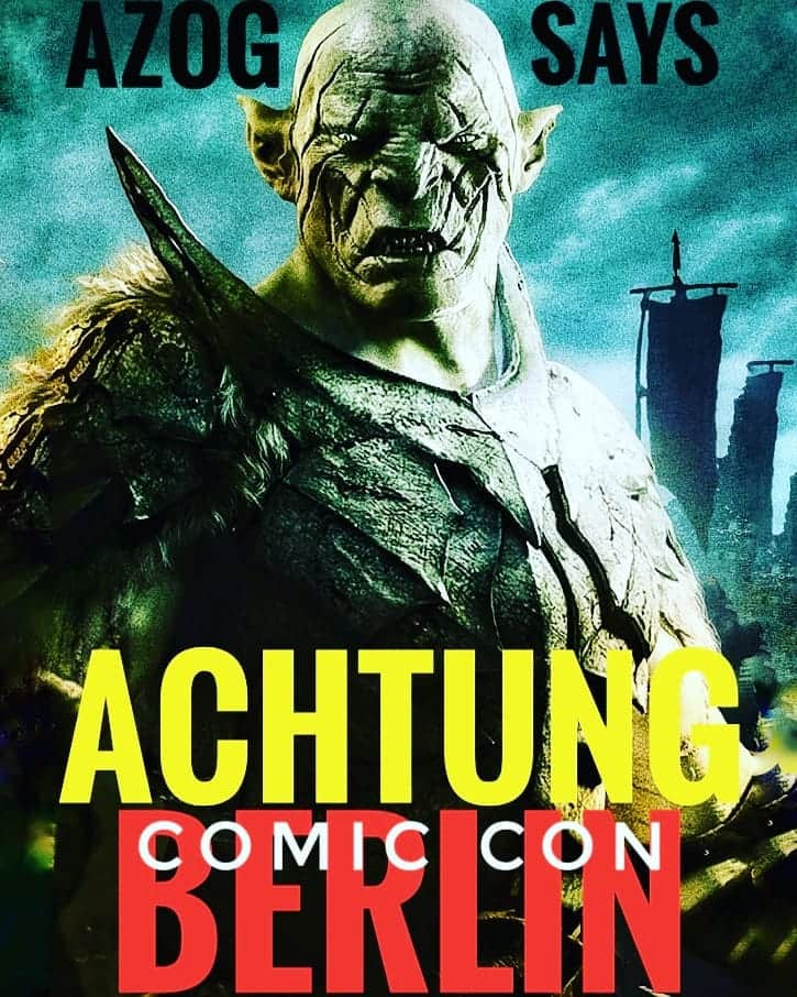 マヌー・ベネットさんのインスタグラム写真 - (マヌー・ベネットInstagram)「Bringing AZOG to Berlin! September 28-29th 2019 @germancomiccon #azog #thehobbit #germancomiccon #comiccon2019」9月4日 5時55分 - manubennett