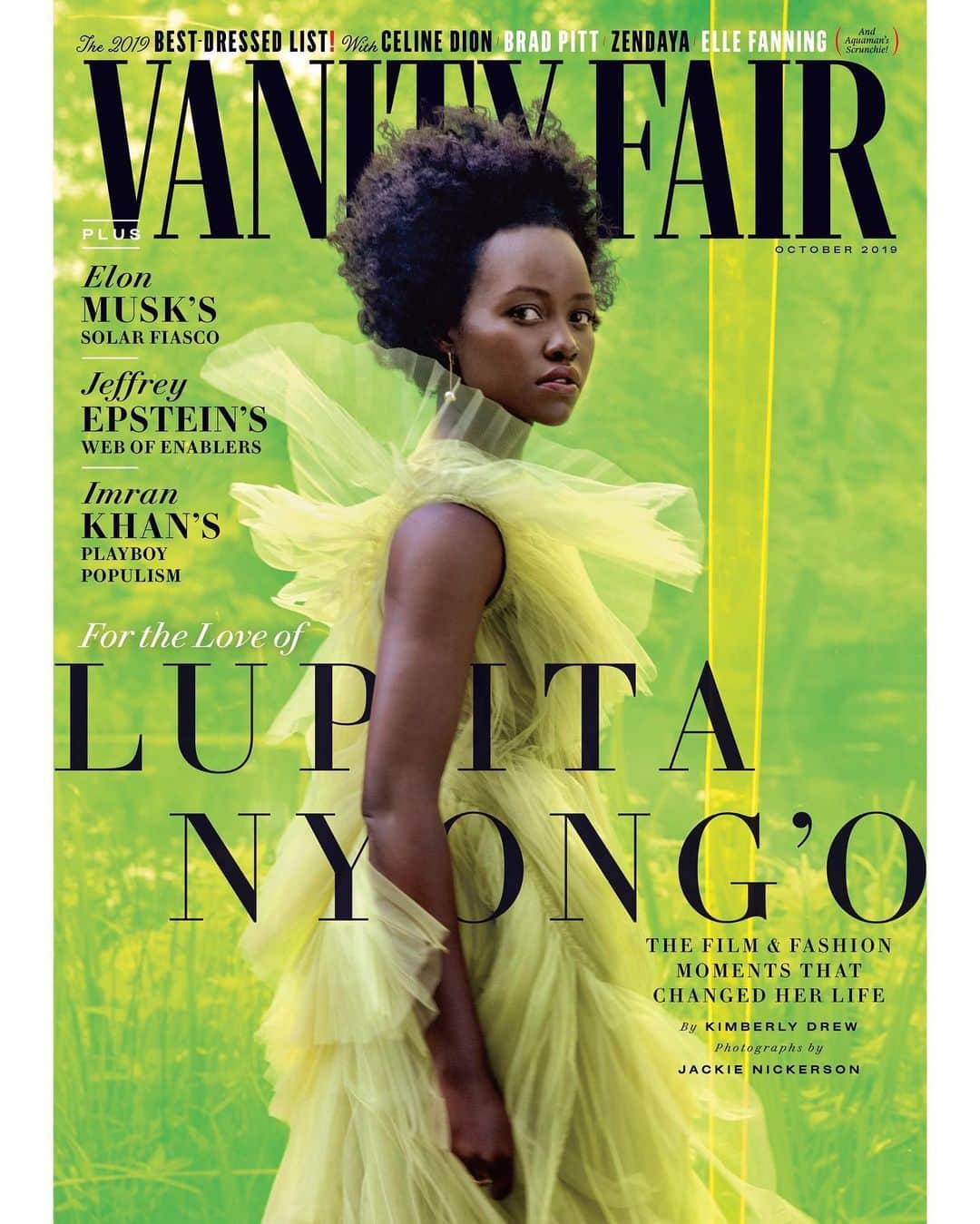ルピタ・ニョンゴさんのインスタグラム写真 - (ルピタ・ニョンゴInstagram)「First @VanityFair cover is green lit! 💚 #BrightnessIsJustWhoYouAre #Sulwe」9月4日 6時23分 - lupitanyongo
