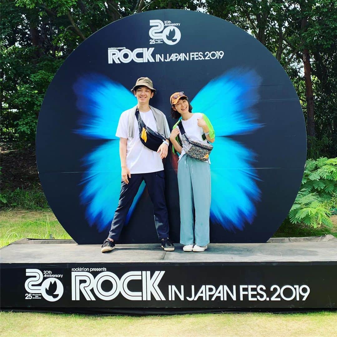 のインスタグラム：「ROCK IN JAPAN満喫中！ 次はHEY-SMITH！！ #rockinjapan」