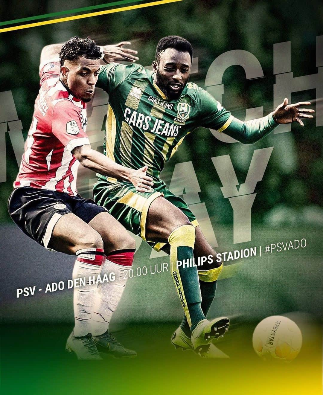 ADOデン・ハーグさんのインスタグラム写真 - (ADOデン・ハーグInstagram)「MATCHDAY! . Om 20.00 uur wordt er afgetrapt in Eindhoven 📣 Volg alles via onze kanalen! #psvADO」8月11日 15時10分 - adodenhaag