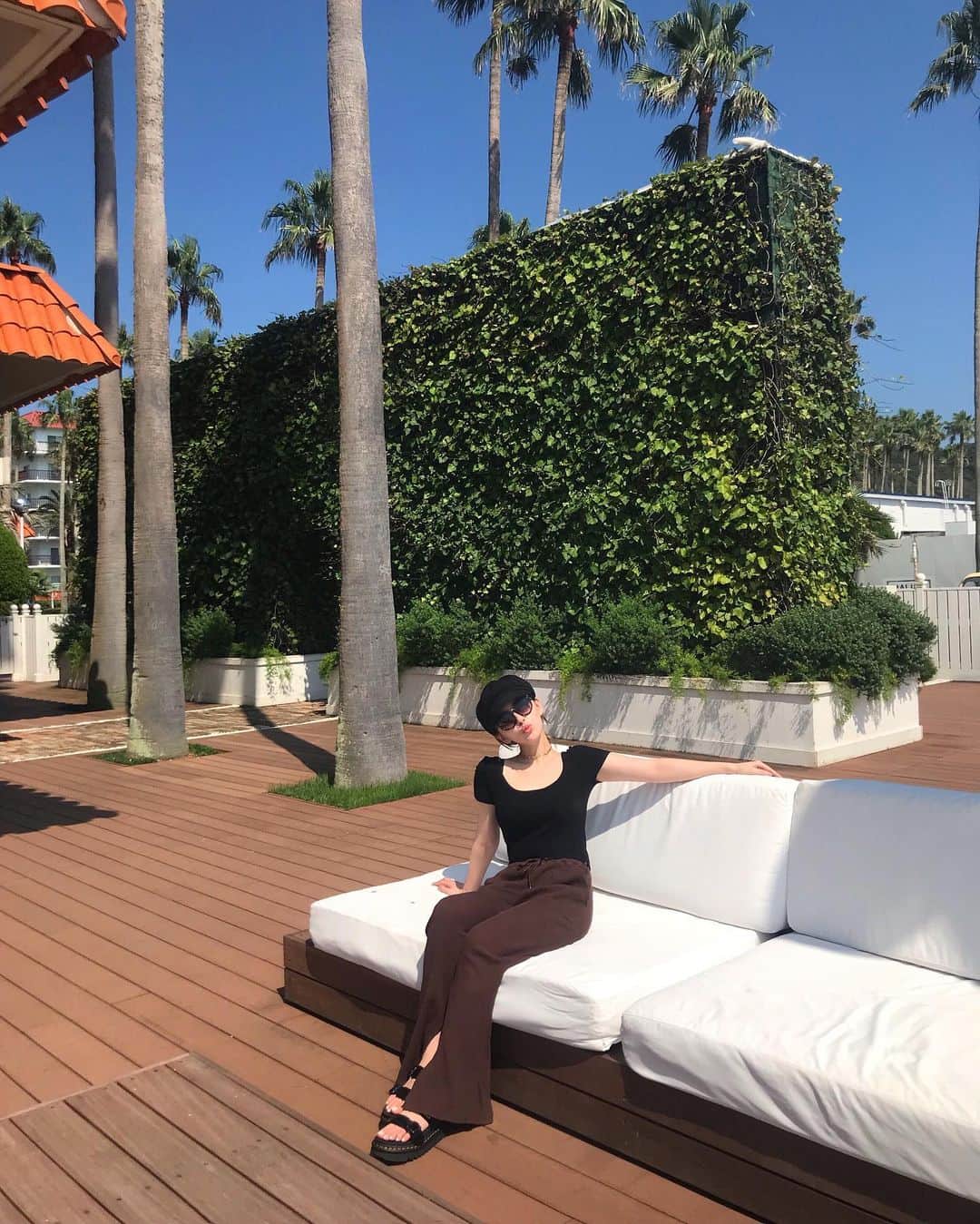 のインスタグラム：「久しぶりに🌴🤫🤫🤫」