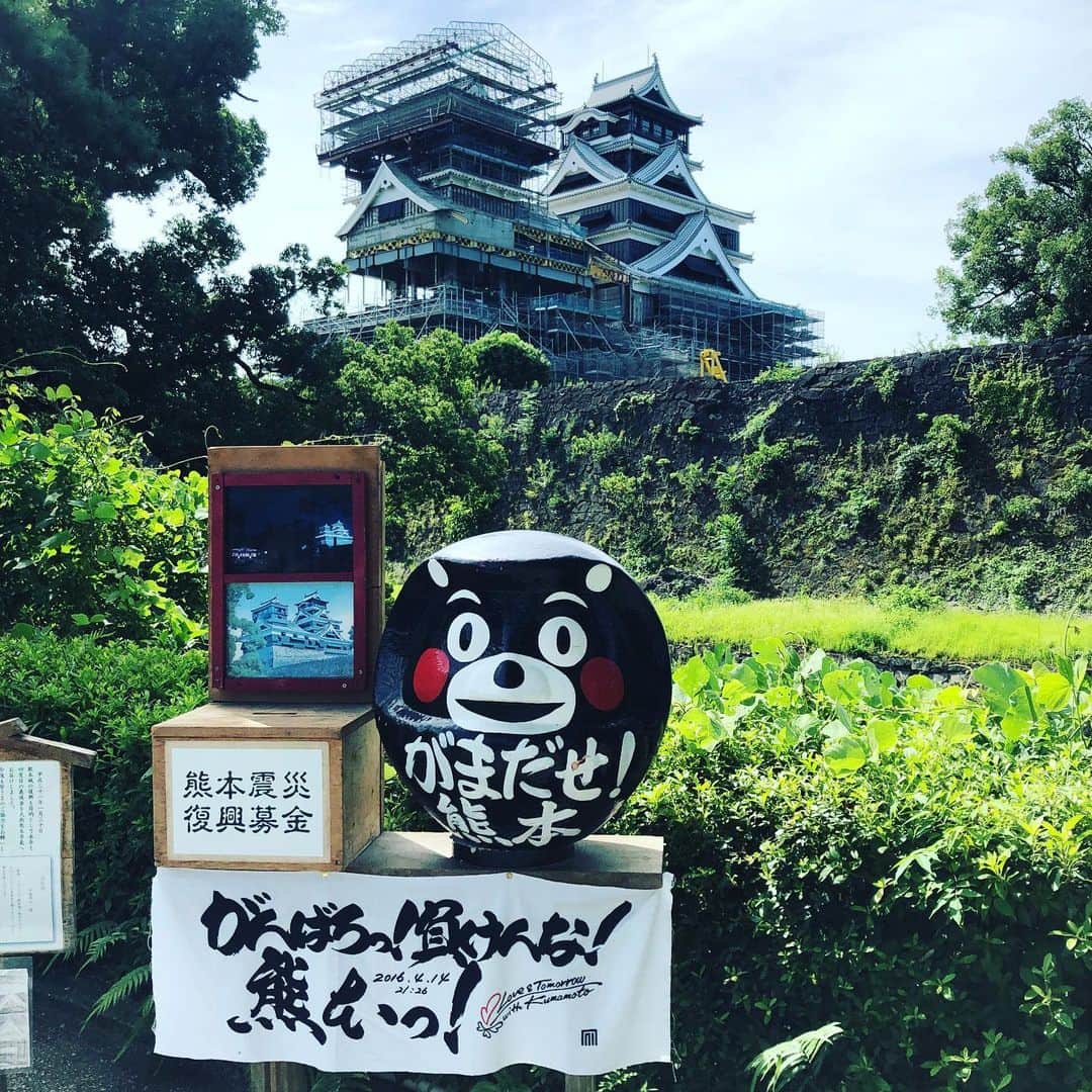 のインスタグラム：「熊本城ガッツリ復興中！👍」