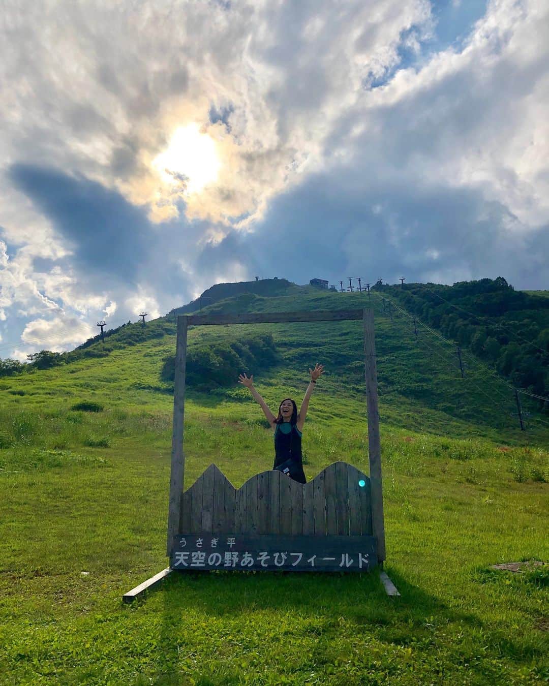 月央和沙さんのインスタグラム写真 - (月央和沙Instagram)「全力で楽しい . #山の日 #2019夏 #そこに山があったから」8月11日 16時38分 - kazusa_tsukio