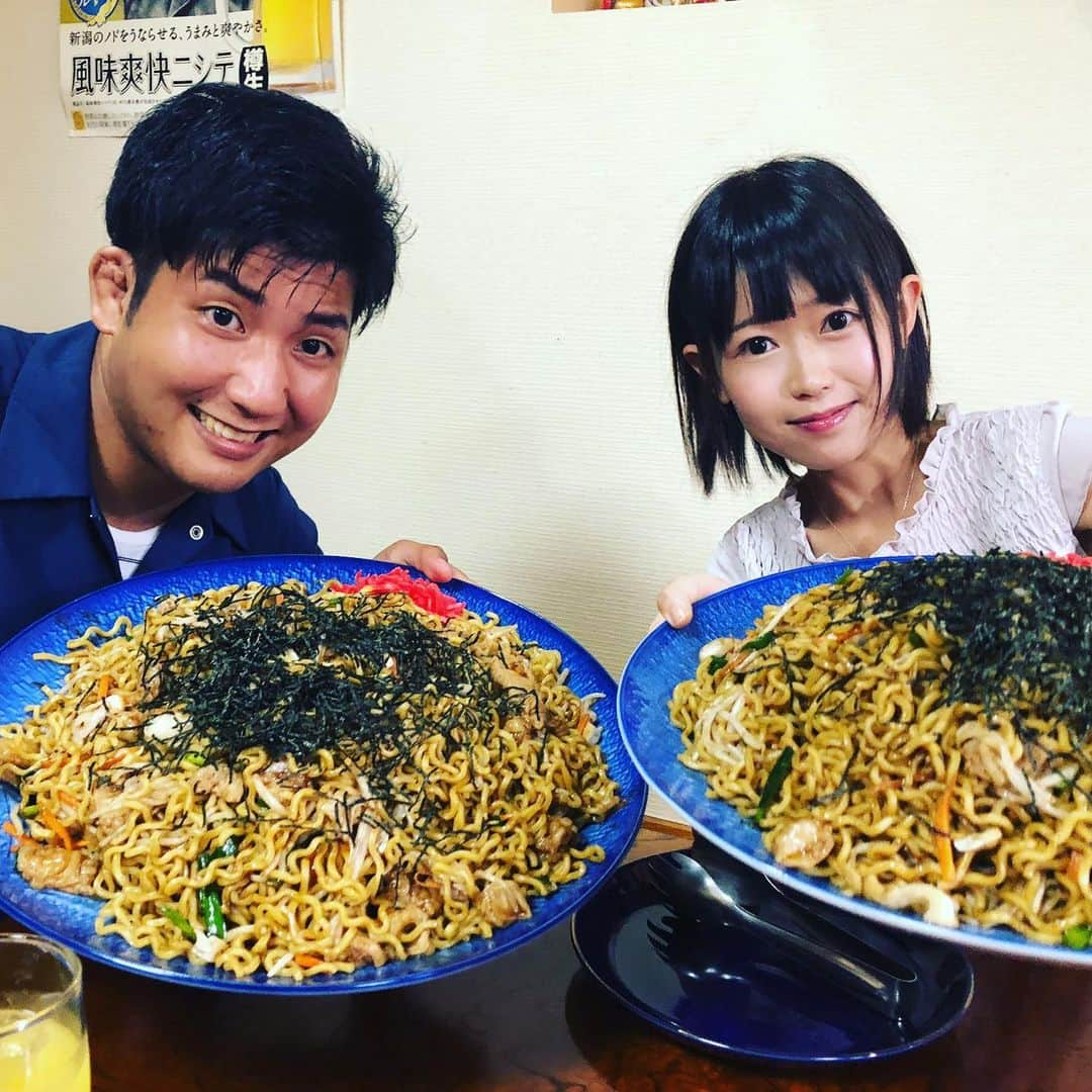 おごせ綾さんのインスタグラム写真 - (おごせ綾Instagram)「【大食い】ホルモン焼きそば3.5kg30分チャレンジ！【激辛】麻婆にも挑戦！ https://youtu.be/m2RnvaQY9-o  #西区の大所#ホルモン焼きそば#デカ盛り#新潟#半身揚げ」8月11日 11時07分 - ogose0123