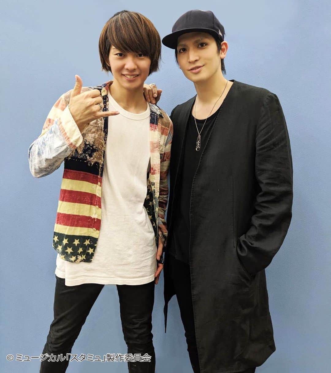 小波津亜廉のインスタグラム：「[7/8/19] Team Sasanami rep! The bad boy on the left is actor Shibuki Ryo who plays Kitahara Ren! ⠀⠀⠀ ⠀ #kohatsuallen #shibukiryo #starmyumyu ⠀⠀⠀ ⠀ Source: Starmyu Musical’s twitter」