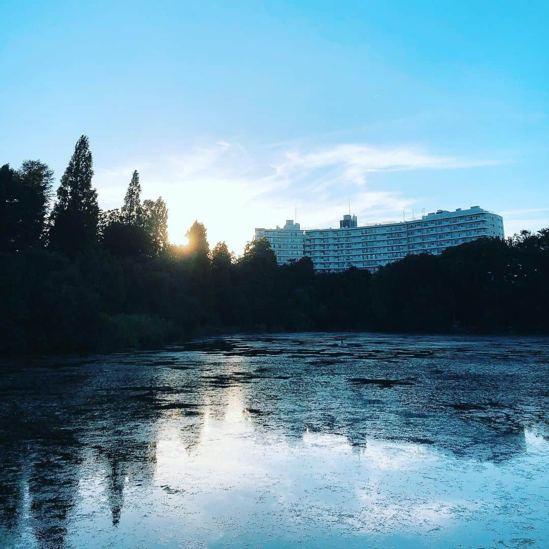 大越かず江さんのインスタグラム写真 - (大越かず江Instagram)「❁⃘*.ﾟ幻想的な世界❁⃘*.ﾟ 夕暮れ時の なんとも言えない空の色が大好き❁⃘*.ﾟ 何色にも染まる果てしない空は 無限の可能性を表してるようで( *¯ ꒳¯*)✨ 沢山ある可能性を もっともっと⤴︎ ⤴︎⤴︎ よし！！ 舞台稽古頑張るよぉ( •̀ᄇ• ́)ﻭ✧٭❀* #あお  #blue  #ある雨  #舞台  #rain  #畑中晋太郎  #akb48  #新宿村live  #やさしさ  #魅力  #笑顔  #smile  #癒し #GIFT  #空  #舞台好きな人と繋がりたい  #未来  #future  #希望  #hope  #夢  #dream  #愛  #love  #女優  #actor  #モデル  #model  #芸能 #仕事」8月11日 13時05分 - bluemoonseasky