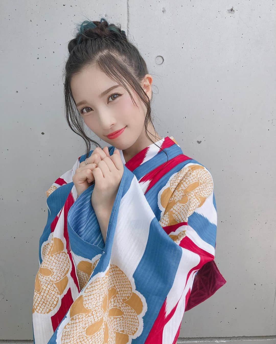 佐藤杏樹のインスタグラム：「浴衣です💫 . 3日間ありがとう幸せでした🌟」
