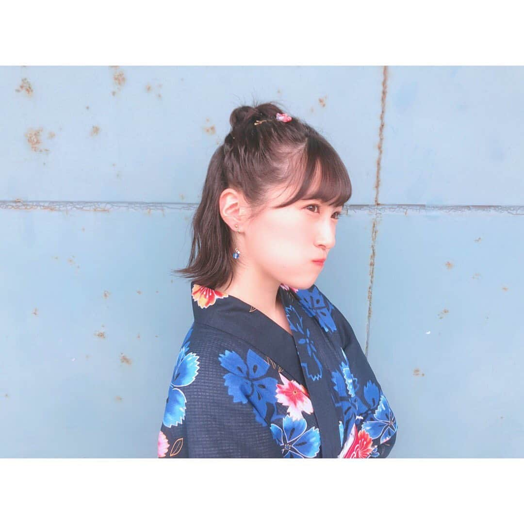 坂本 愛玲菜さんのインスタグラム写真 - (坂本 愛玲菜Instagram)「3日間 #AKB48 #ジワるdays #握手会 ありがとう☺️ 今日のシックな浴衣が、一番しっくりきた〜！好き💙😌 #シックだけに #やんダジャレ #涼 ゆっくり休んでください🌙 #感謝」8月12日 1時21分 - erena_hkt48