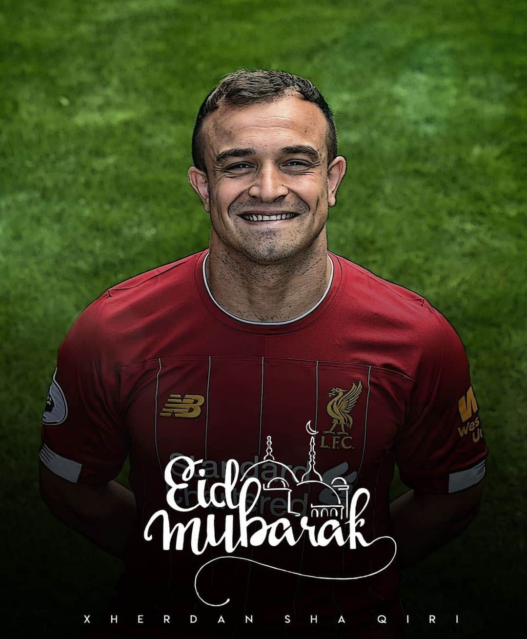 ジェルダン・シャチリさんのインスタグラム写真 - (ジェルダン・シャチリInstagram)「#Eidmubarak ❤️」8月11日 17時39分 - shaqirixherdan