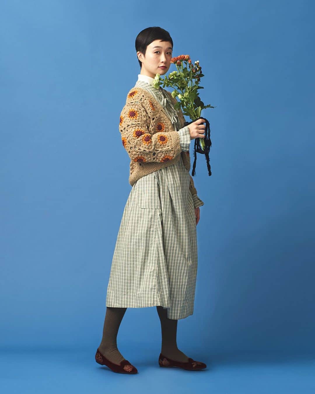 chambre de charmeさんのインスタグラム写真 - (chambre de charmeInstagram)「. 【 chambre de charme 2019 autumn collection 】 ㅤ  knit cardigan ¥14,800+tax / chambre de charme knit pullover ¥9,800+tax / Malle one-piece ¥16,800+tax / Malle ㅤ  Photo: Ryoko Ono(@musshkamayaturyoko) Hair&Make: Aya Murakami(@ayamurakami__) Styling: Kaho Yamaguchi(@kaho__yamaguchi) Model: Tara(@tarafuku333 ) . #2019autumncollection  #chambredecharme #mallechambredecharme  #matquotidien#eipe#malle#mat」8月11日 18時18分 - malle_cdc_official