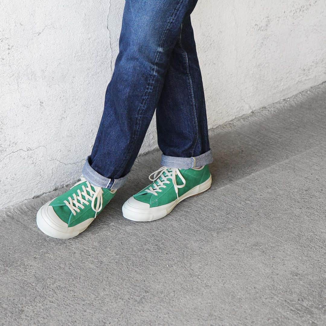 MOONSTARのインスタグラム：「BUMPER COURT / GREEN #moonstar #finevulcanized #bumpercourt #madeinkurume」