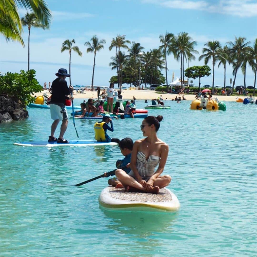 亀恭子さんのインスタグラム写真 - (亀恭子Instagram)「水遊び♪ . . . #hawaii #vacation #summervacation #relax #fun #❤︎」8月11日 20時45分 - kame_kyo