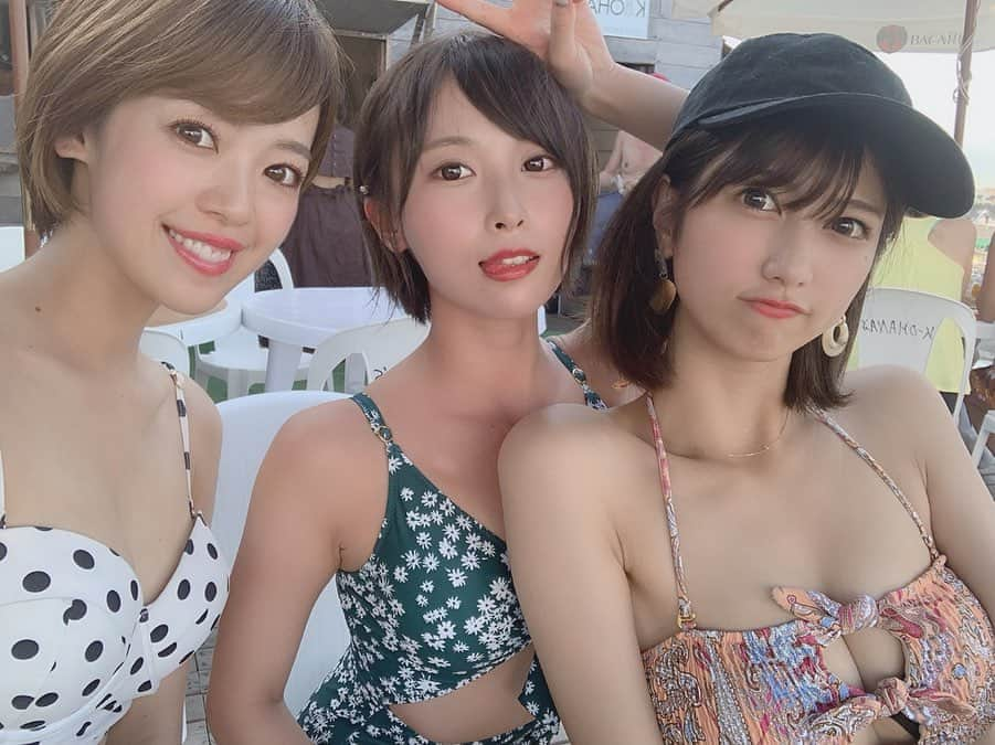 島田玲奈さんのインスタグラム写真 - (島田玲奈Instagram)「. 茅ヶ崎の海にいってきた🏖 . 花火大会は中止やったけど、海満喫できました🌞 . あかね、しおんといっぱい写真撮ったので、載せる〜🍉🥰 . #茅ヶ崎サザンビーチ #茅ヶ崎」8月11日 20時45分 - smd_rn321