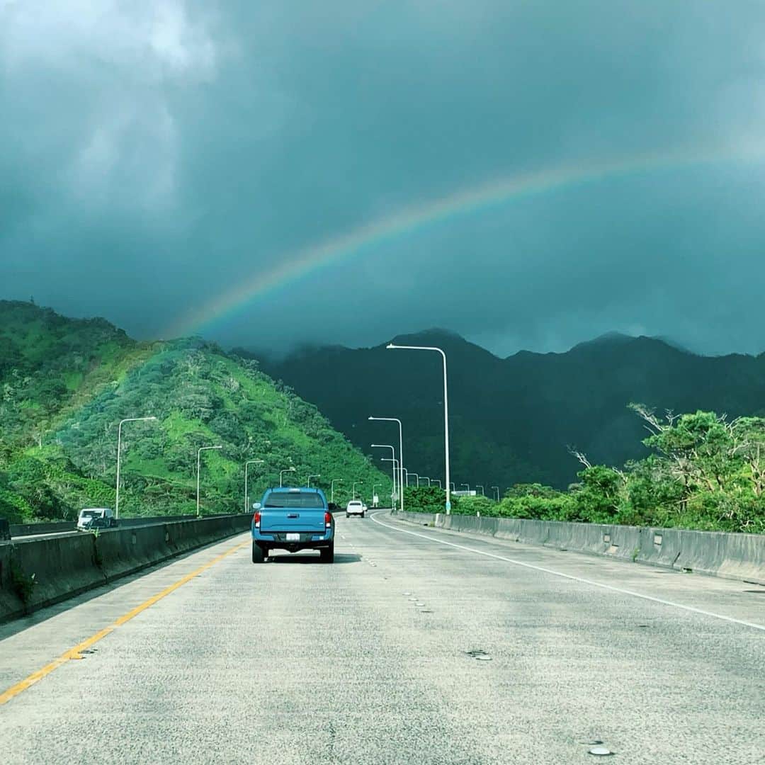 金原杏奈のインスタグラム：「🌈」
