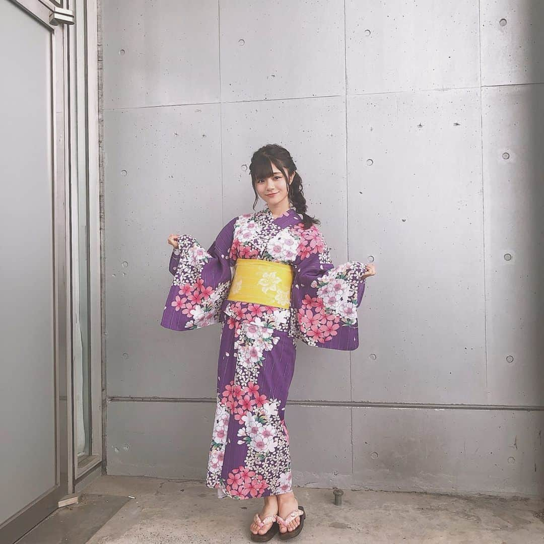 清司麗菜さんのインスタグラム写真 - (清司麗菜Instagram)「浴衣も髪型も大人っぽくしました👘💜 ㅤㅤㅤㅤㅤㅤㅤㅤㅤㅤㅤㅤㅤ ここ3日間でたくさん大人っぽくなったねって言われた😉  ㅤㅤㅤㅤㅤㅤㅤㅤㅤㅤㅤㅤㅤ 3日間の握手会、ありがとうございました💓 ㅤㅤㅤㅤㅤㅤㅤㅤㅤㅤㅤㅤㅤ #浴衣#浴衣ヘア」8月11日 21時00分 - seiji_0007