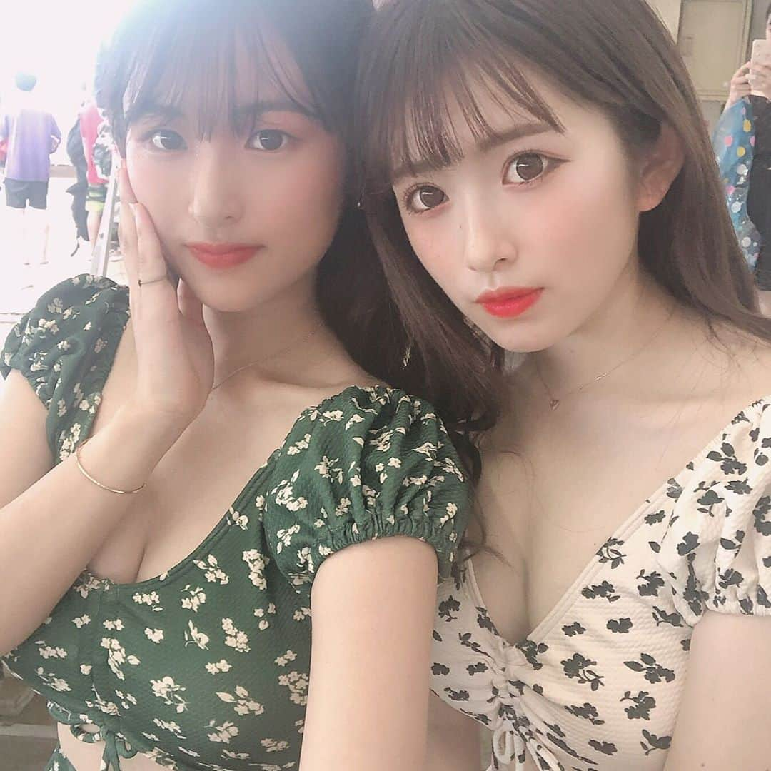 青木菜花さんのインスタグラム写真 - (青木菜花Instagram)「.﻿ .﻿ 昨日は糸島に行ってきたよ〜🥰﻿ お揃いの水着かわい！！💞﻿ ﻿ 3日間とっても充実、福岡満喫してきましたっ﻿ 楽しかったなあまた行きたい！！！﻿ .﻿ . #なのなな #福岡 #福岡観光 #糸島 #糸島巡り #海 #水着 #お揃いコーデ #instagood #instalike #l4l」8月11日 21時13分 - nanoka_0711