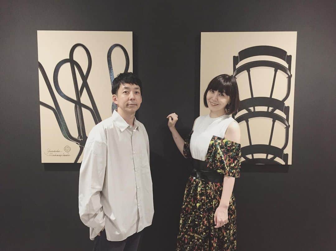 土岐麻子さんのインスタグラム写真 - (土岐麻子Instagram)「s/parkの控え室にはビューラーのアート写真が。さすが資生堂。」8月11日 21時50分 - tokiasako